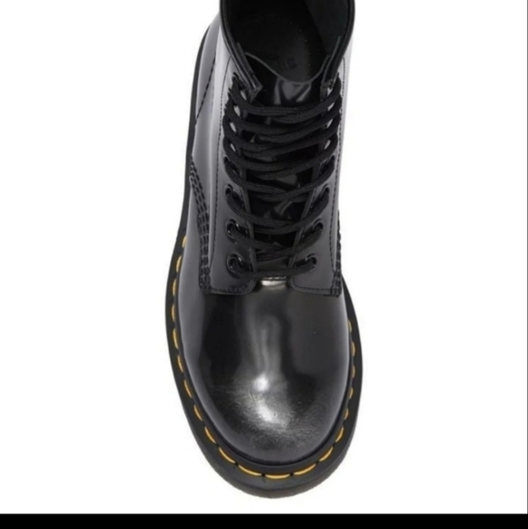 Dr. Martens Black Silver Arcadia Boots - Picture 8 of 16